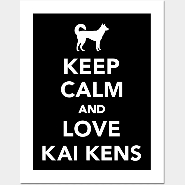 Keep calm and love kai kens Wall Art by Designzz